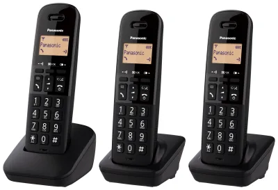 TELEFON0 CORDLESS PAN TGB613 NERO TRIO 18ORE/ID CHI./RUBRICA 50 NUM.