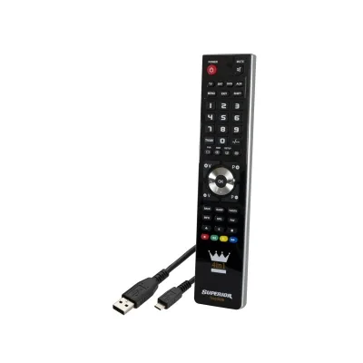 Superior Electronics Superior SUP012 Telecomando Universale per TV 4 in 1 Programmabile Sat DTT DVD Bluray HDD Hi-Fi Micro-USB