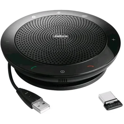 Jabra Speak 510 Uc con Dongle Vivavoce da Scrivania Bluetooth Nero