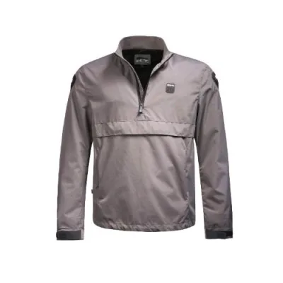 Blauer Spring Pull Giacca Motociclistica Uomo Taglia L con Protezioni per Spalla e Gomiti Grigio