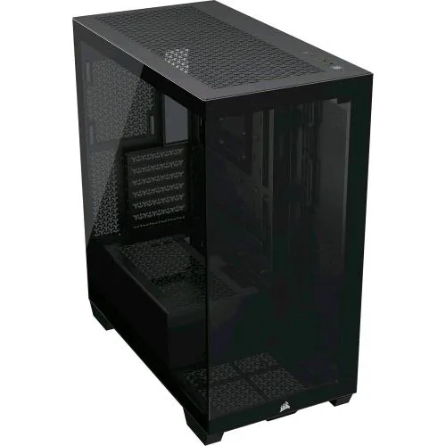 Corsair 3500X Black Mid-Tower ATX Case per PC Vetro Temperato Panoramico Compatibile con Scheda Madre a Connessione Inversa Nero