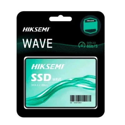 Hikvision Hiksemi Wave SSD 256GB SATA III 2.5" Interno 3D Nand - Lettura 530MB/S Scrittura 400MB/S