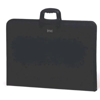 Lebez Valigetta Portadisegni in PP 55X38X3 cm Nero
