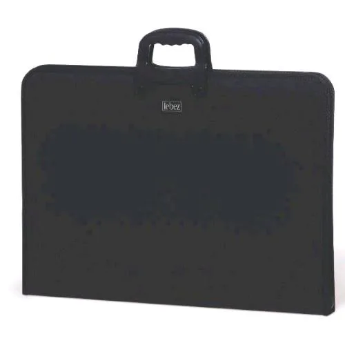 Lebez Valigetta Portadisegni in PP 55X38X3 cm Nero