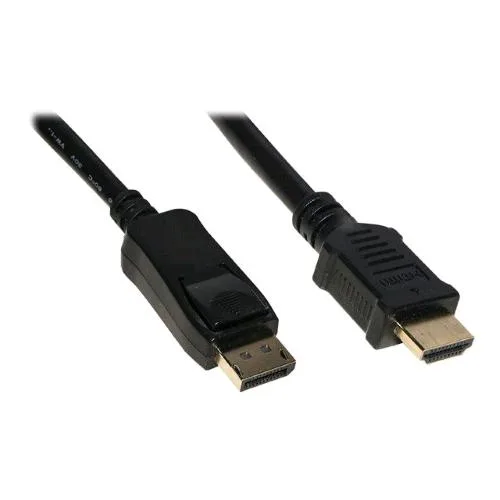 LINK Cavo Adattatore da Displayport Maschio a HDMI Maschio 4K Schermato 1 m Nero