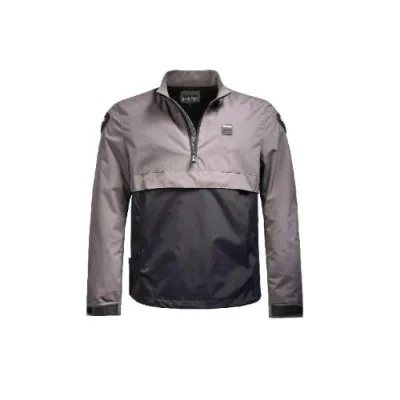 Blauer Spring Pull Giacca Motociclistica Uomo Taglia L con Protezioni per Spalla e Gomiti Grigio Blu