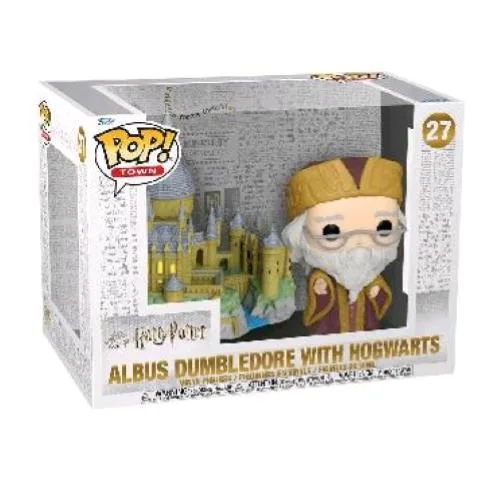 Funko Pop Harry Potter Anniversary Albus Dumbledore With Hogwarts Figura in Vinile 9.5 cm da Collezione
