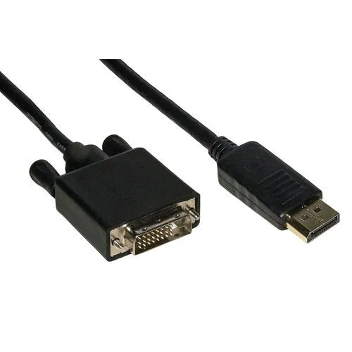 LINK Cavo da Displayport 1.2 A DVI-D Maschio/Maschio Contatti Dorati 5 m Nero