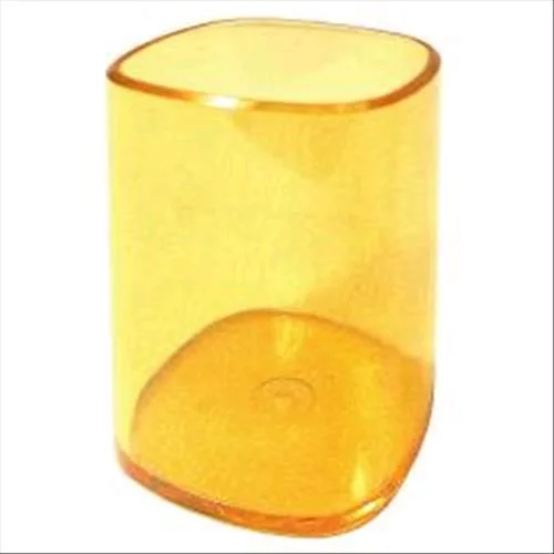 ARDA Pen Holder Portapenne Arancio 6.5 x 6.5 H 9.5 cm