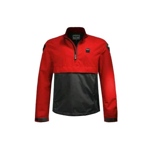 Blauer Spring Pull Giacca Motociclistica Uomo Taglia L con Protezioni per Spalla e Gomiti Rosso Blu