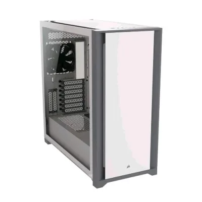 Corsair 5000D Case Middle Tower Minitx Matx ATX Vetro Temperato No Power Due Ventole da 120 mm Incluse Bianco
