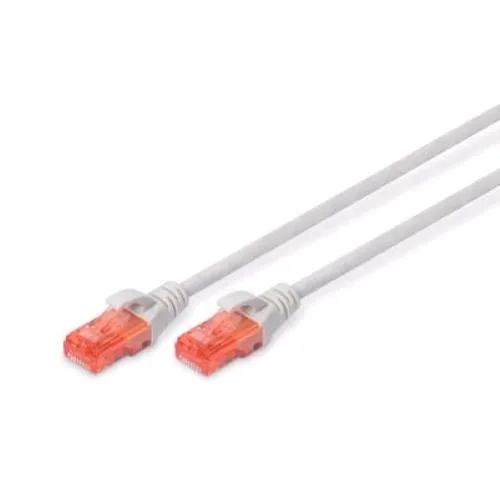 Digitus Cavo di Rete CAT.6 U/UTP Lshf Non Schermato 5 m Grigio