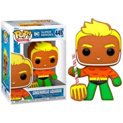 Funko Pop Heroes Aquaman Gingerbread Figura in Vinile 9.5 cm da Collezione