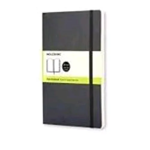 Moleskine Taccuino Classic Pagine Bianche Copertina Morbida con Elastico Nero
