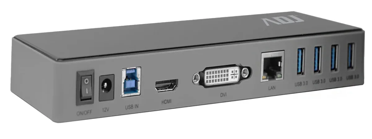 DOCKING STATION 13IN1 USB3.0 XENA HDMI+DVI+LAN+6*USB+3.5MM AUDIOVIDEO