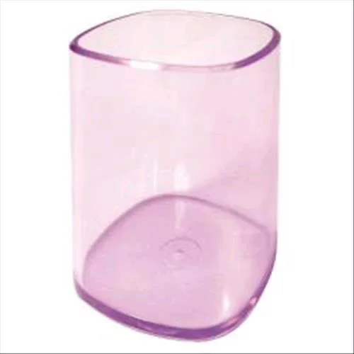 ARDA Pen Holder Portapenne Viola 6.5 x 6.5 H 9.5 cm