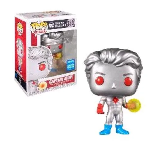 Funko Pop Heroes Captain Atom Figura in Vinile 9.5 cm da Collezione