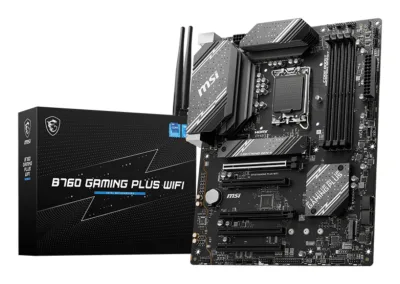 MB MSI B760 GAMING PLUS WIFI 1700 4D5 2M.2 4S3 U3.2 GBL H/D ATX DDR5