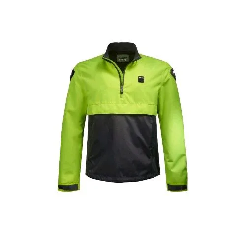 Blauer Spring Pull Giacca Motociclistica Uomo Taglia M con Protezioni per Spalla e Gomiti Giallo Blu