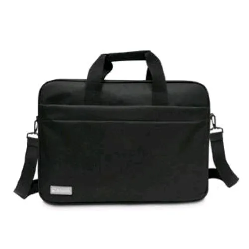 Atlantis P004-K265-A0-16 Borsa per Notebook fino a 16" Vano Interno Portadocumenti Cinghia a Tracolla Nero