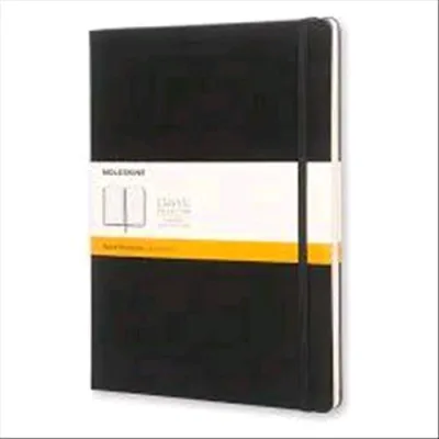 Moleskine Taccuino Copertina Rigida Extra Large 19X25 cm Righe 96 Fogli Col. Nero