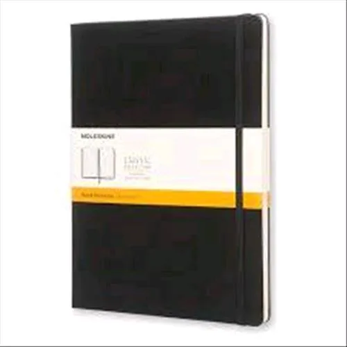 Moleskine Taccuino Copertina Rigida Extra Large 19X25 cm Righe 96 Fogli Col. Nero