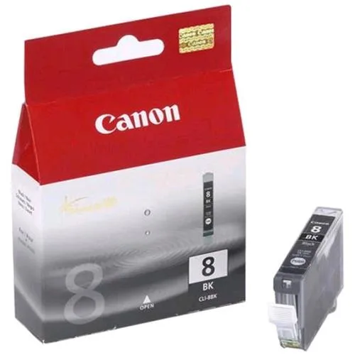 Canon Cli-8BK Serbatoio Nero per Pixma IP4200-IP4500-IP5200-IP5200R-MP500-MP800-MP530-MP800R-MP830-IP6600D-IP4300-IP5300-IP6700D-PRO9000-MP600-MP610-MP970-MX850 (0620B001)