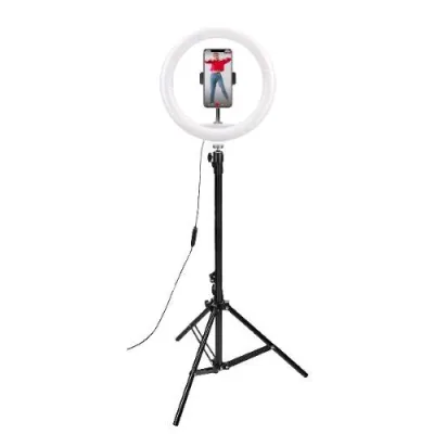 Celly Ring Light Treppiedi Professionale 160cm Telecomando Multifunzione Luce Calda/Fredda/Neutra