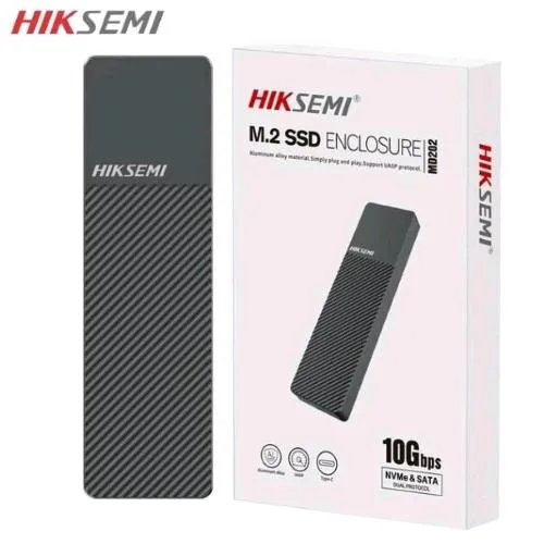 Hikvision MD202 M.2 NVMe SATA SSD Enclosure Aluminum 10Gbps