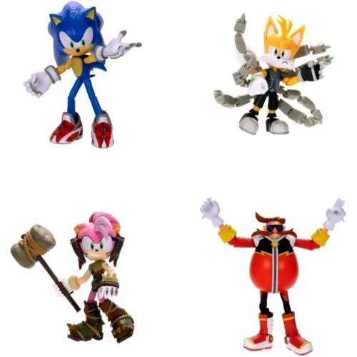 Jakks Sonic Serie 1 Personaggi Articolati da 13 cm Soggetto Casuale