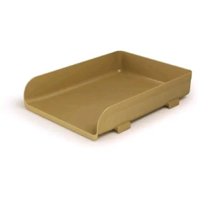 ARDA Portacorrispondenza Vintage Caramel in Plastica 34X25X7 cm Ocra