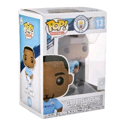 Funko Pop Manchester City Gabriel Jesus Figura in Vinile 9.5 cm da Collezione
