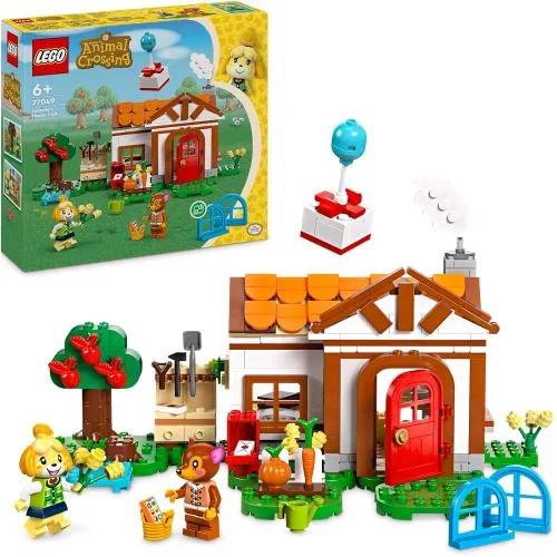 LEGO Animal Crossing Benvenuta Fuffi Casa Giocattolo da Costruire con 2 Personaggi di Animali