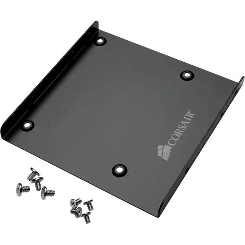 Corsair Cssd-BRKT1 Staffa per il Montaggio SSD per Vano da 3.5" Disco Singolo Nero