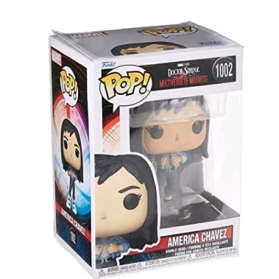 Funko Pop Marvel America Chavez Doctor Strange Figura in Vinile 9.5 cm da Collezione