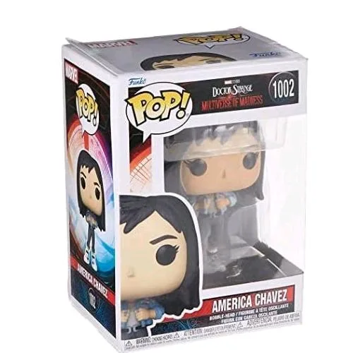 Funko Pop Marvel America Chavez Doctor Strange Figura in Vinile 9.5 cm da Collezione