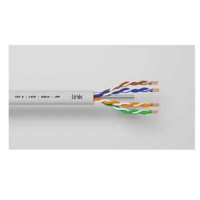 LINK Cavo in Matassa Schermata UTP Lszh AWG24 CAT.6 305 m Classe CPR Cca