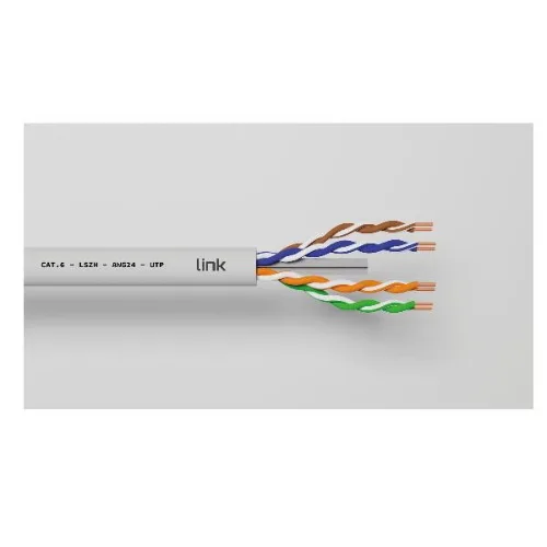 LINK Cavo in Matassa Schermata UTP Lszh AWG24 CAT.6 305 m Classe CPR Cca