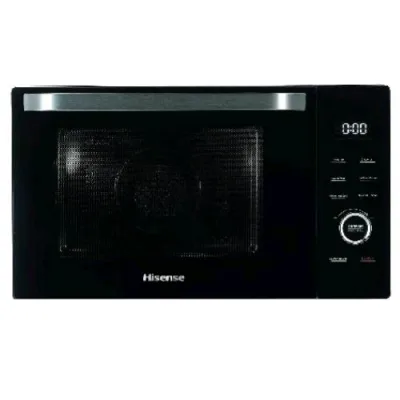 Hisense Forno a Microonde con Grill 4 in 1 30 l Pulizia a Vapore 10 Programmi Nero