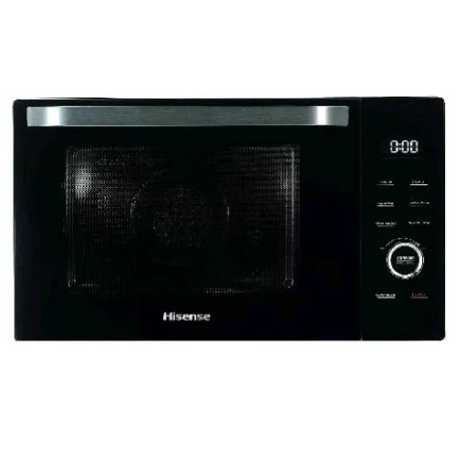 Hisense Forno a Microonde con Grill 4 in 1 30 l Pulizia a Vapore 10 Programmi Nero