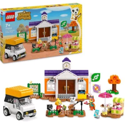 LEGO Animal Crossing Concerto in Piazza con K.k. Casa e Veicolo da Costruire con 3 Personaggi