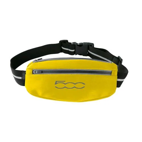 Celly Runbelt 500 Collection Cintura Sportiva per Smartphone fino a 7" in Tessuto Traspirante Giallo