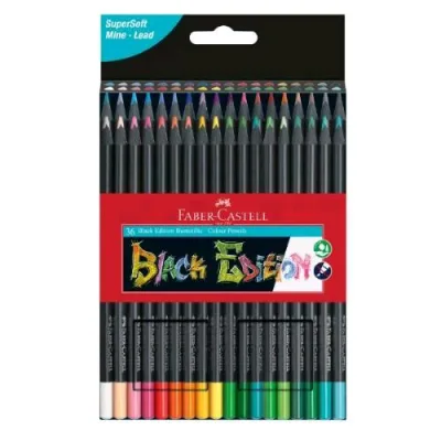 Faber Castell Black Edition Pastelli Colori Assortiti Conf 36 Pz.