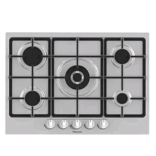 Hisense GM773XF Piano Cottura a Gas da Incasso 5 Fuochi Inox