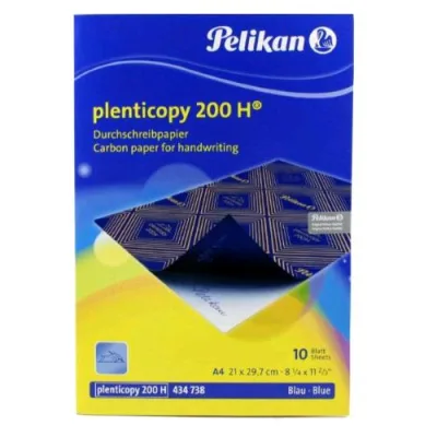 Pelikan Carta Carbone Plenticopy 297X210 mm Blu Conf 10 Pz.