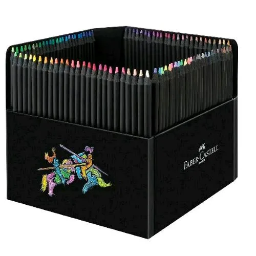 Faber Castell Black Edition Pastelli Fusto Triangolare Astuccio in Cartone Colori Assortiti Conf 100 Pz.