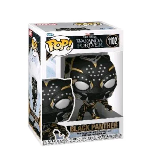 Funko Pop Marvel Black Panther Wakanda Forever Figura in Vinile 9.5 cm da Collezione