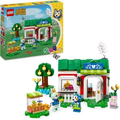LEGO Animal Crossing la Sartoria delle Sorelle Ago e Filo con 2 Personaggi Animal Crossing e Accessori