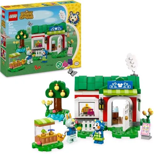 LEGO Animal Crossing la Sartoria delle Sorelle Ago e Filo con 2 Personaggi Animal Crossing e Accessori