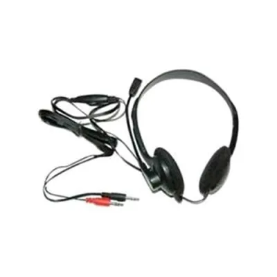 LINK Cuffia con Microfono Orientabile Multimediale Jack 3.5 mm